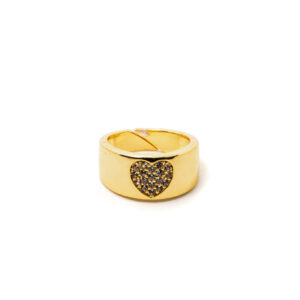 Anello fascia con cuore